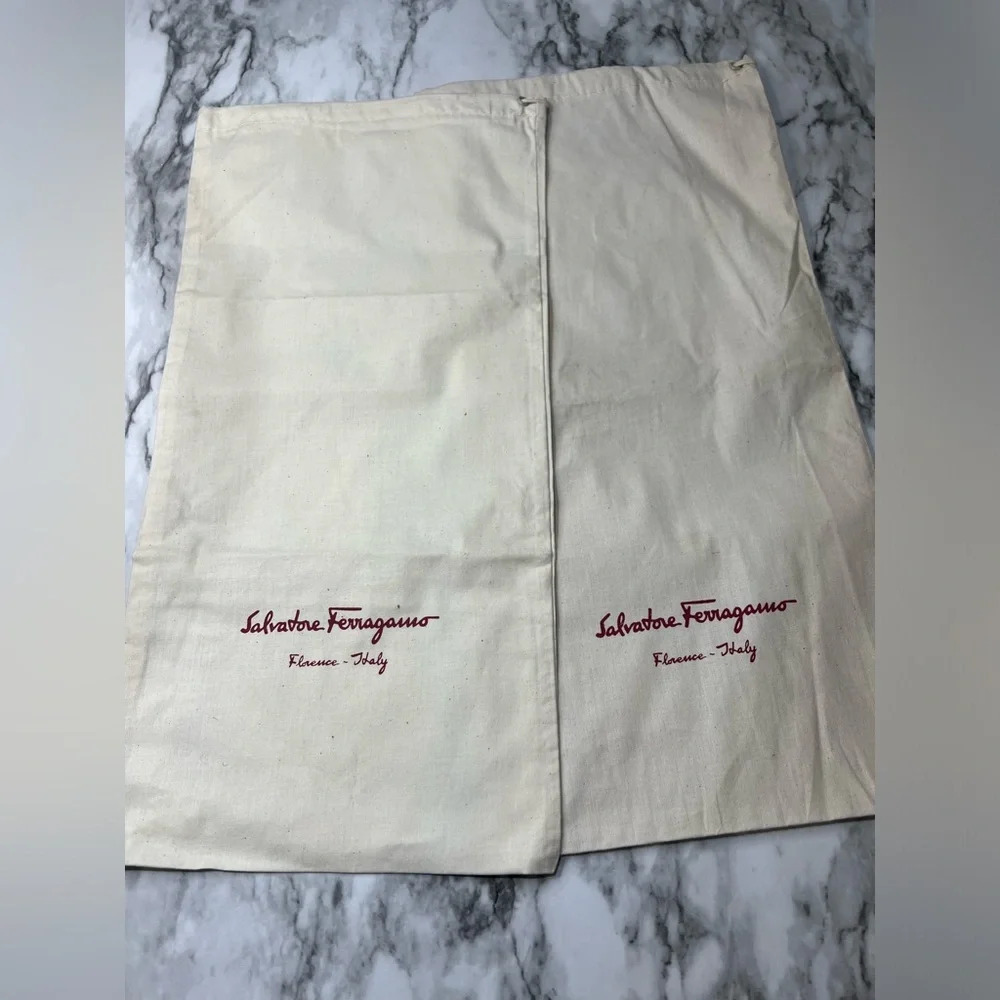 Salvatore Ferragamo Small Cotton Dust Bags Bundle - Picture 2 of 4